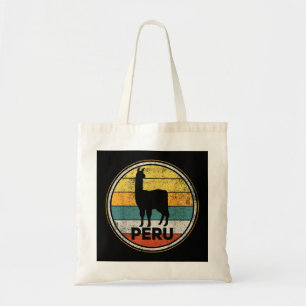 Tote Bag Pérou Vicuna Pérou Rétro Vintage