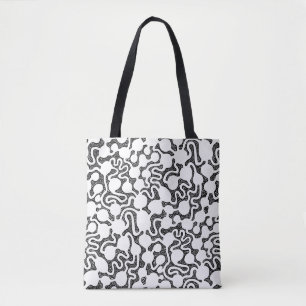 Tote Bag Perpetual Ant Farm - Noir et blanc