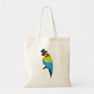 Tote Bag Perroquet avec cylindre