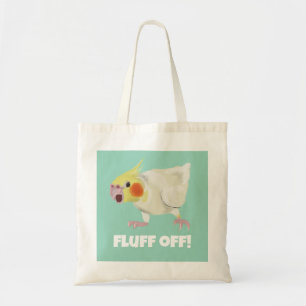 Tote Bag Perroquet lutino cockatiel en colère drôle qui env