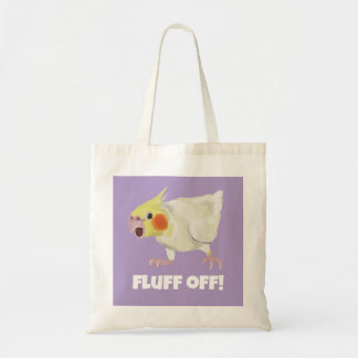 Tote Bag Perroquet lutino en colère drôle - dégagez !