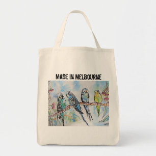 Tote Bag Perroquet Perruche Oiseau Fabriqué à Melbourne Ois