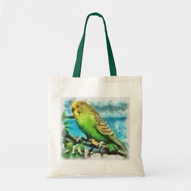 Tote Bag Perruche d'île (Devant)