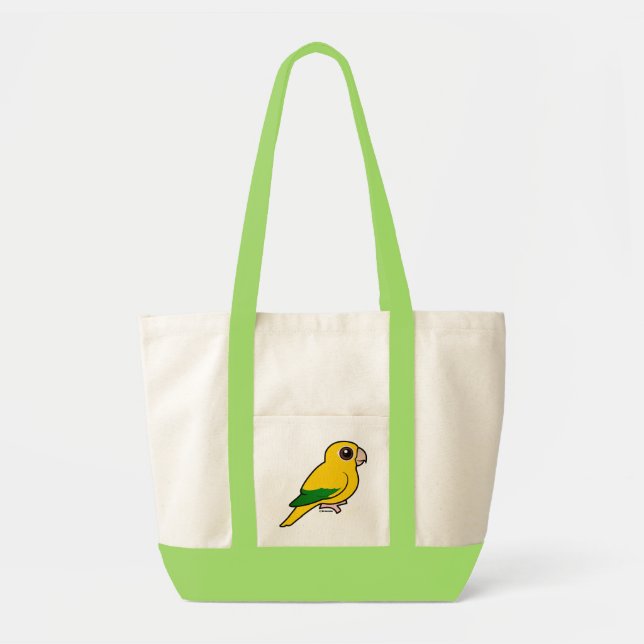 Tote Bag Perruche d'or de Birdorable (Devant)