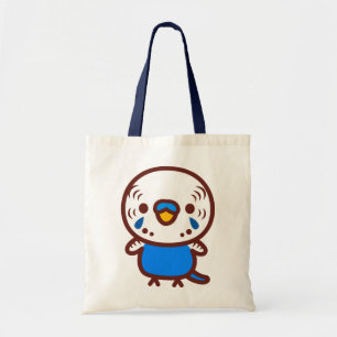 Tote Bag Perruche ondulée / mâle cobalt normal