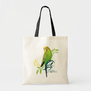 Tote Bag Perruche verte