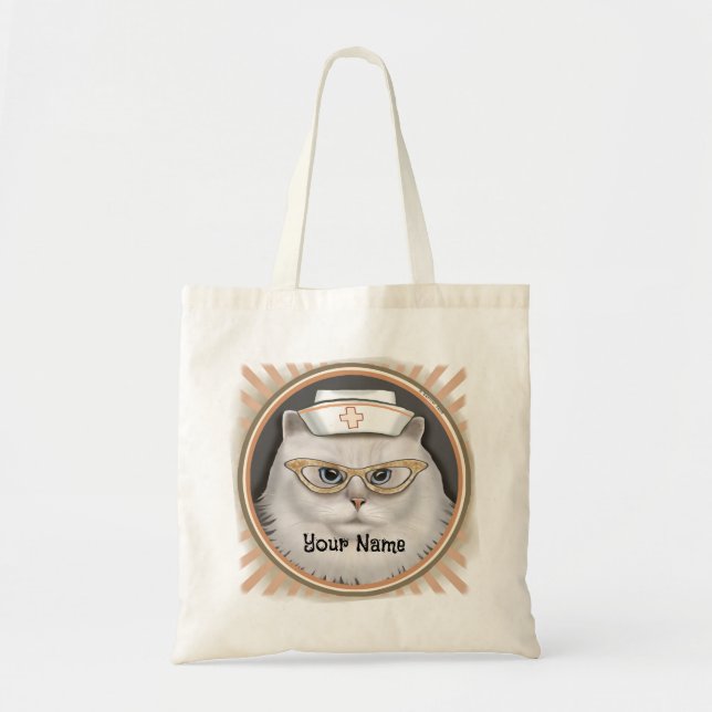 Tote Bag Persan Cat Nurse (Devant)