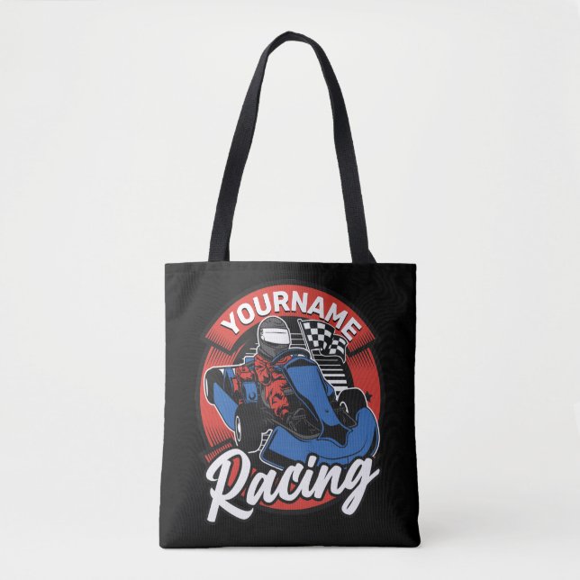 Tote Bag Personalized Go Kart (Devant)