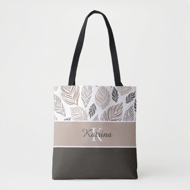 Tote Bag Personalized Name Tote (Devant)