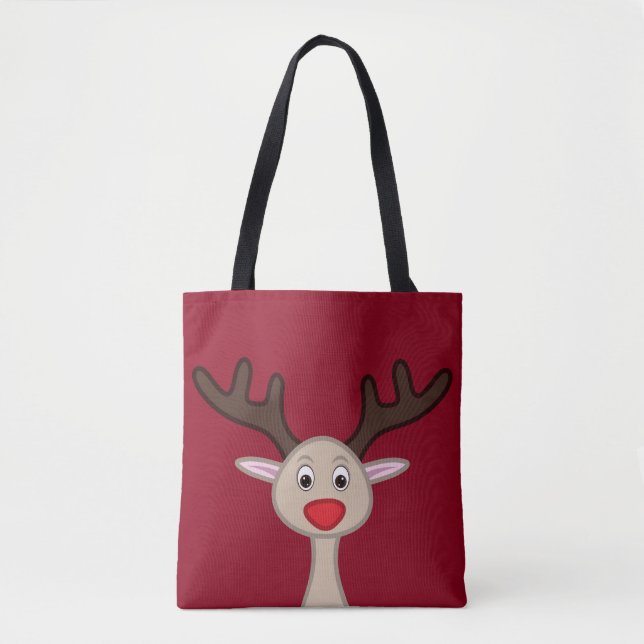 Tote Bag Personnage de dessin animé Reindeer (Devant)