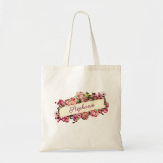 Tote Bag Personnalisable Demoiselle d'honneur Florale Fémin