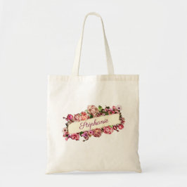 Tote Bag Personnalisable Demoiselle d'honneur Florale Fille