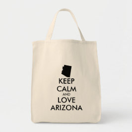 Tote Bag Personnalisable KEEP CALM et LOVE ARIZONA