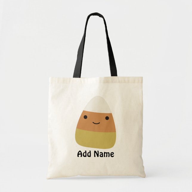 Tote Bag Personnalisable mignon Corn de bonbons (Devant)