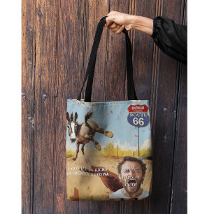 Tote Bag personnalisable, Oatman Donkey Route 66