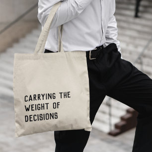Tote Bag Personnalisable portant la typographie du poids
