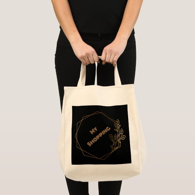 Tote Bag Personnalisation Mon achat Image texte Style Épice (Devant (produit))