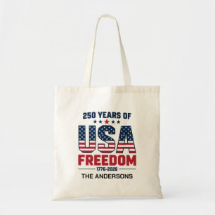 Tote Bag Personnalisé 250 Ans De Liberté Américaine 1776 20