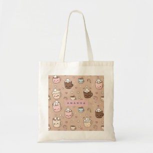 Tote Bag Personnalisé Adorable Cosy Motif de cacao chaud