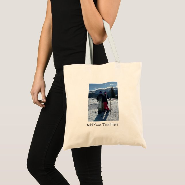 Tote Bag Personnalisé Ajouter votre propre photo (Devant (produit))