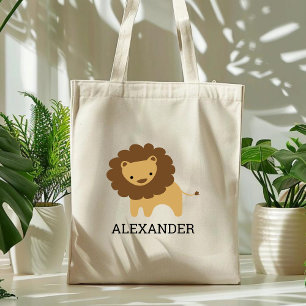 Tote Bag Personnalisé des mignons enfants Lion