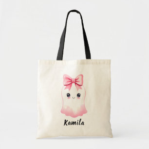 Tote Bag Personnalisé Enfants Cute Ghost Halloween Treat