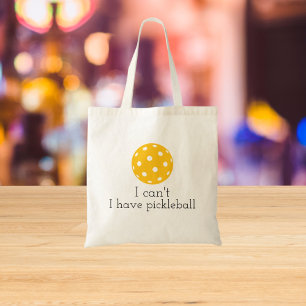 Tote Bag Personnalisé Je ne peux pas avoir de joueurs et de