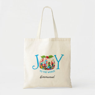 Tote Bag Personnalisé JOY TO THE WORLD Flag