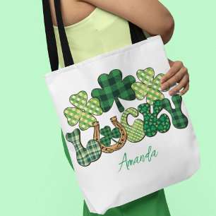 Tote Bag Personnalisé Lucky Jour de la Saint Patrick
