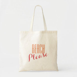 Tote Bag Personnalisé mignon plage girly S'il vous plaît