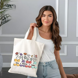 Tote Bag Personnalisé Nana Et Enfants Nom Chemise Mère's Da