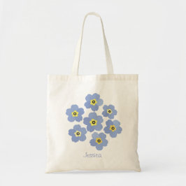 Tote Bag Personnalisé oubliez-moi fleur non bleue