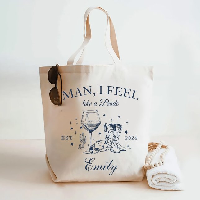Tote Bag Personnalisé Scottsdale Bachelorette Party Homme J (Créateur téléchargé)