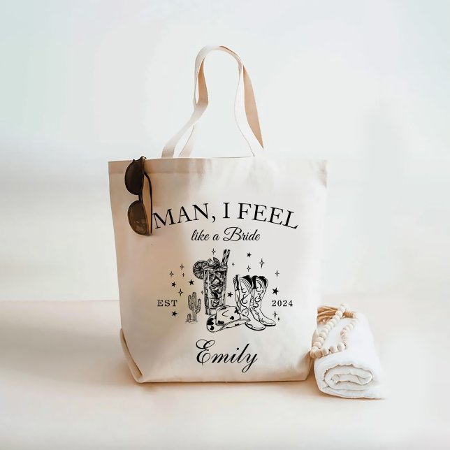 Tote Bag Personnalisé Scottsdale Bachelorette Party Homme J (Créateur téléchargé)