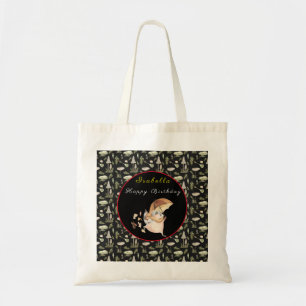 Tote Bag Personnaliser Automne Raccoon Texte et couleur