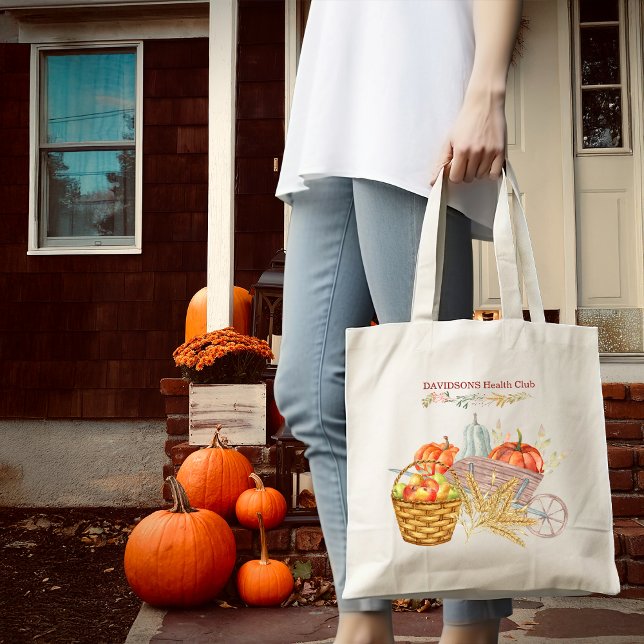 Tote Bag Personnaliser des vibrations d'automne de la ferme (Créateur téléchargé)