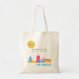 Tote Bag Personnaliser J'Étais Ici Los Angeles, Californie