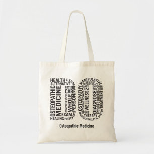 Tote Bag Personnaliser la médecine ostéopathique DO Ostéopa