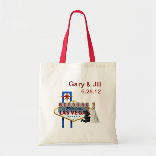 Tote Bag Personnaliser Las Vegas Mariage sac, mariée et cha