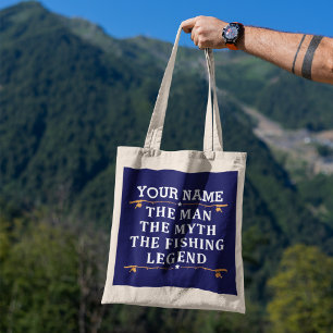 Tote Bag Personnaliser L'Homme Le Mythe La Légende De La P