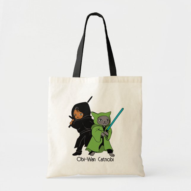 Tote Bag Personnaliser Luke et Catnobi (Devant)
