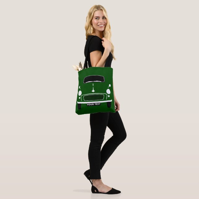 Tote Bag Personnalisez l'art de bruit mineur vert fait sur (Sur le modèle)