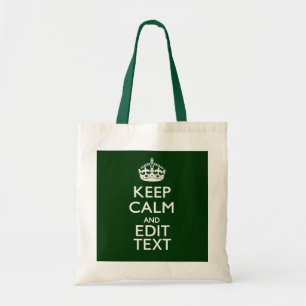 Tote Bag Personnalisez le calme et écrivez votre texte
