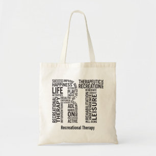 Tote Bag Personnalisez le thérapeute récréationnel droit