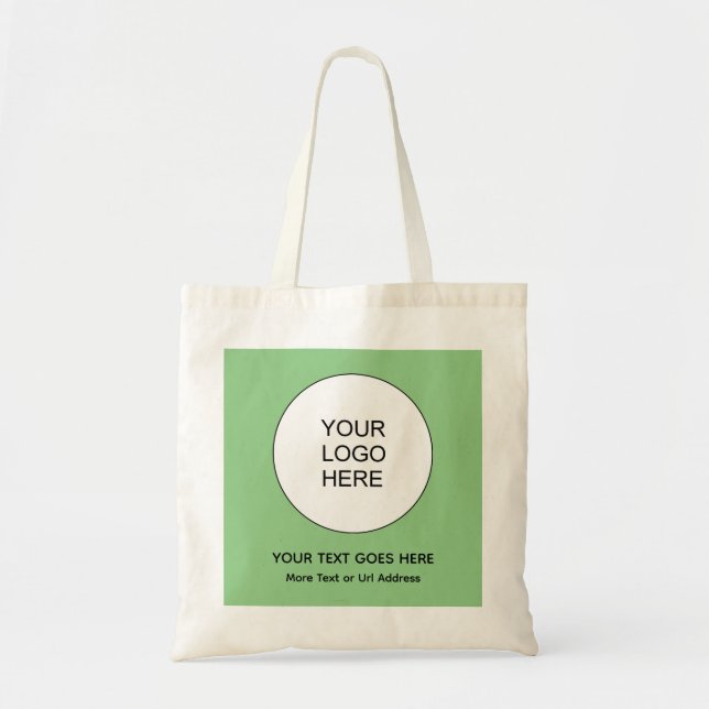 Tote Bag Personnalisez Votre Entreprise Votre Logo Ici Sage (Devant)