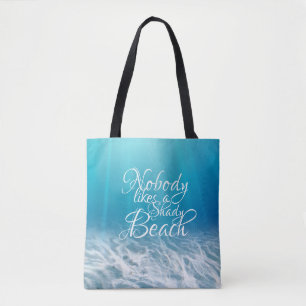 Tote Bag Personne n'aime une plage louche
