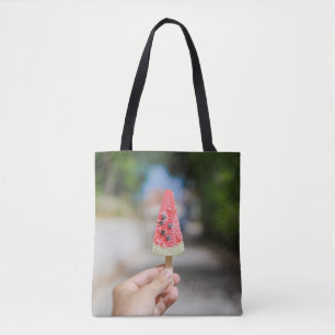 Tote Bag Personne tenant du popsicle le matin