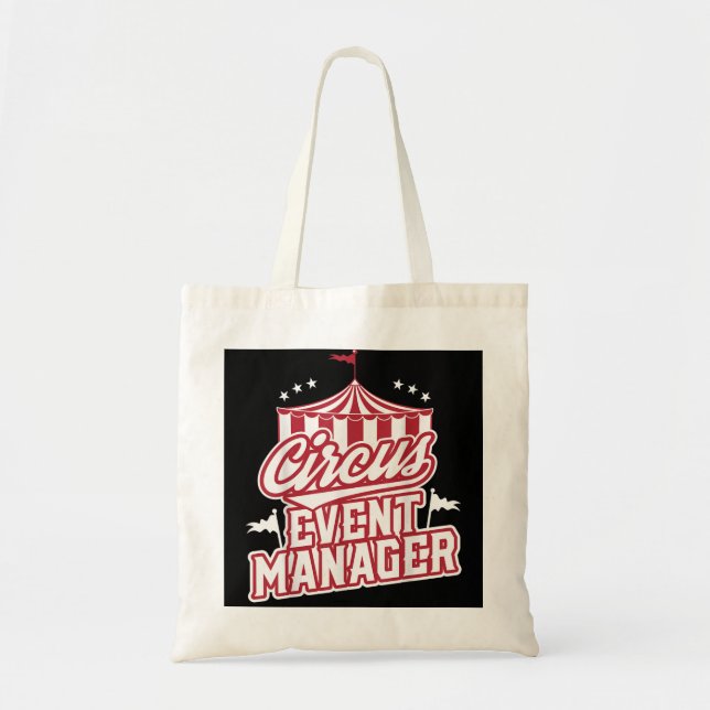 Tote Bag Personnel de l'événement Carnaval de cirque Design (Devant)