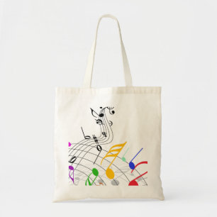Tote Bag personnel des notes musicales n