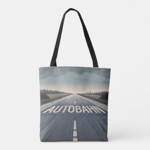 Tote Bag Perspective artistique de la route infinie de l'Au